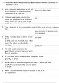 Concrete Batch Plant Operator Exam &lpar;FDOT&rpar; Solved Correctly To Score A&plus; 2025