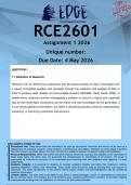 RCE2601 Assignment 1 &lpar;ANSWERS&rpar; 2026 - DISTINCTION GUARANTEED