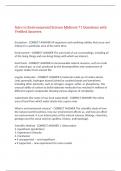 Intro to Environmental Science Midterm 71 Questions with Verified Answers&comma;100&percnt;CORRECT