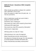 NUR 623 Exam 1 Questions With Complete Solutions