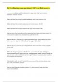 IV Certification exam questions &vert;&vert; 100&percnt; verified answers&period;