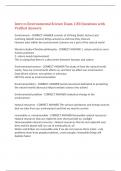 Intro to Environmental Science Exam 1&vert;83 Questions with Verified Answers&comma;100&percnt;CORRECT