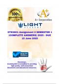 OTE2601 Assignment 2 SEMESTER 1 &lpar;COMPLETE ANSWERS&rpar; 2025 - DUE 15 June 2025&semi;100&percnt; trusted&comma; comprehensive and complete reliable solution with clear explanation