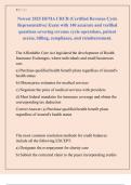 Newest 2025 HFMA CRCR &lpar;Certified Revenue Cycle  Representative&rpar; Exam with 140 accurate and verified  questions covering revenue cycle operations&comma; patient  access&comma; billing&comma; compliance&comma; and reimbursement&period; 