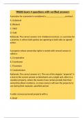 TREBS Exam 4 questions with verified answers&period;