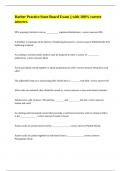 Barber Practice State Board Exam &vert;&vert; with 100&percnt; correct answers&period;