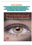 TEST BANK  Psychological Testing and Assessment&comma;10th Edition By  Ronald Jay Cohen&comma;All Chapters Fully Covered&comma;  With Detailed and Complete Solution with Resources&comma;  Complete A&plus; Guide Latest 2025 Edition&period; 