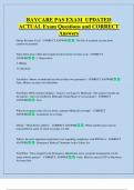 BAYCARE PAS EXAM  UPDATED  ACTUAL Exam Questions and CORRECT  Answers