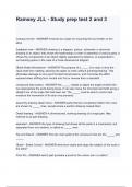 Ramsey JLL - Study prep test 2 and 3 questions and answers&period;