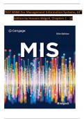TEST BANK For Management Information Systems&comma; 10th Edition by Hossein Bidgoli&comma; Verified Chapters 1 - 14&comma; Complete Newest Version