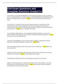 Ch5 Exam Questions and Complete Solutions Graded A&plus;