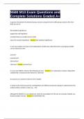 N580 M13 Exam Questions and Complete Solutions Graded A&plus;