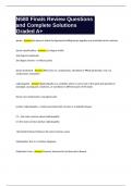 N580 Finals Review Questions and Complete Solutions Graded A&plus;