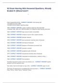 ILE IHS BUNDLED Exam Prep Questions and Answers 