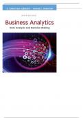 Test Bank for Business analytics data analysis decision making 6th edition by S Christian Albright and Winston Chapters 1-20 Covered