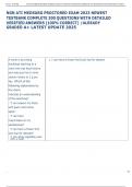 NGN ATI MEDSURG PROCTORED EXAM 2023 NEWEST  TESTBANK COMPLETE 300 QUESTIONS WITH DETAILED  VERIFIED ANSWERS &lpar;100&percnt; CORRECT&rpar; &sol;ALREADY  GRADED A&plus; LATEST UPDATE 2025  