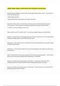 HSAN- Health&comma; Safety&comma; and Nutrition Exam Questions And Answers 