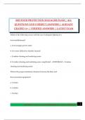  2025 FOOD PROTECTION MANAGER EXAM &vert; ALL QUESTIONS AND CORRECT ANSWERS &vert; ALREADY GRADED A&plus; &vert; VERIFIED ANSWERS &vert; LATEST EXAM