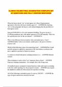 ILLINOIS COLIBRI FINAL EXAMINATION COMPLETE SET OF QUESTIONS AND FULLY VERIFIED RESPONSES