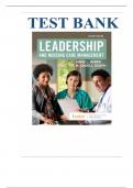 TEST BANK Leadership and Nursing Care Management &lpar;7TH&rpar; by Diane Huber&semi; M&period; Lindell Joseph&vert; Chapter 1-26 LATEST VERSION