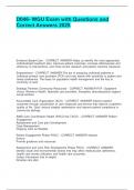 D046- WGU Exam with Questions and Correct Answers 2025&period;
