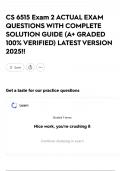CS 6515 Exam 2 ACTUAL EXAM QUESTIONS WITH COMPLETE SOLUTION GUIDE &lpar;A&plus; GRADED 100&percnt; VERIFIED&rpar; LATEST VERSION 2025&excl;&excl;