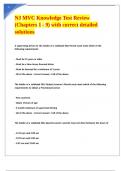 NJ MVC Knowledge Test Review &lpar;Chapters 1 - 9&rpar; with correct detailed solutions