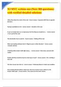 NJ MVC written test &lpar;Next 300 questions&rpar; with verified detailed solutions 