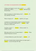 ATT WEEK 5 EXAM QUESTIONS AND ANSWERS