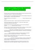 BUAD Exam 1 Practice Questions with 100&percnt; Correct Answers 