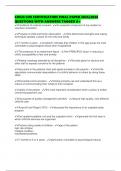 CHILD LIFE CERTIFICATION FINAL PAPER 2025&sol;2026 QUESTIONS WITH ANSWERS TAGGED A&plus;