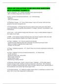 CHILD LIFE EVALUATION EXAM 2025&sol;2026 QUESTIONS WITH ANSWERS TAGGED A&plus;