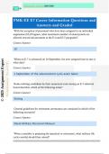 PMK-EE Professional Conduct Questions and Answers and Graded