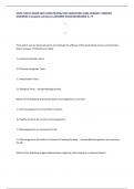 HSPA CRCST EXAM 2025 UPDATE&sol;PRACTICE QUESTIONS AND CORRECT VERIFIED ANSWERS &lpar;complete solutions&rpar; ASSURED SUCCESS&sol;GRADED A&plus;&excl;&excl;&excl;