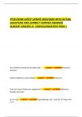 PTCB EXAM LATEST UPDATE 2025&sol;2026 WITH ACTUAL  QUESTIONS AND CORRECT VERIFIED ANSWERS  ALREADY GRADED A&plus; &lpar;100&percnt;GUARANTEED PASS&excl; &rpar;
