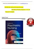 Test Bank for Keltner&rsquo;s Psychiatric Nursing&comma; 9th Edition by Debbie Steele &vert;Chapter 1-36 &vert; All Chapters &comma; 100&percnt; VERIFIED A&plus;