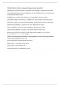 Clinically Oriented Anatomy exams questions and answers fully solved