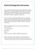 BUAD 453 Strategy Exam with answers