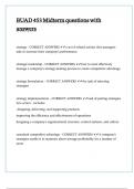 BUAD 453 Midterm questions with answers