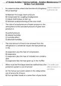  Global Aviation Training Institute - Aviation Maintenance Z-51 Written Test 2025&sol;2026