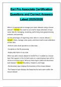 Esri Pro Associate Certification Questions and Correct Answers Latest 2025&sol;2026