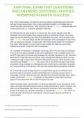 AHIP FINAL EXAM TEST QUESTIONS AND ANSWERS &lpar;2025&sol;2026&rpar; &lpar;100&percnt; COPRRECT & VERIFIED ANSWERS&rpar;
