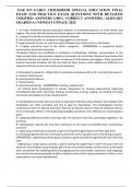 OAE 013 EARLY CHILDHOOD SPECIAL EDUCATION FINAL EXAM AND PRACTICE EXAM QUESTIONS WITH DETAILED VERIFIED ANSWERS &lpar;100&percnt; CORRECT ANSWERS&rpar; &sol;ALREADY GRADED A&plus;&sol;NEWEST UPDATE 2025  Save