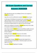 F80 Exam Questions and Correct Answers 2025&sol;2026