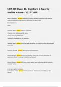 MKT 300 &lpar;Exam 1&rpar; &sol; Questions & Expertly Verified Answers&comma; 2025&sol; 2026&period;