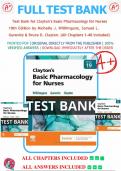 TEST BANK FOR  Clayton's Basic Pharmacology for Nurses 19th Edition by Michelle J&period; Willihnganz&comma; Samuel L&period; Gurevitz & Bruce D&period; Clayton&period;&vert;&vert;ALL CHAPTERS 1-48 INCLUDED&period;&vert;&vert;LATEST UPDATE&period;