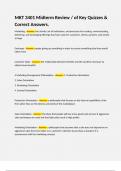MKT 3401 Midterm Review &sol; of Key Quizzes & Correct Answers&period;