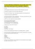 IT GLUE CERTIFIED TECHNICIAN EVALUATION EXAM TEST 2025&sol;2026 QUESTIONS WITH ANSWERS TAGGED A&plus;