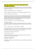MAT 202 CORE EXAM 2025&sol;2026 QUESTIONS WITH ANSWERS TAGGED A&plus;