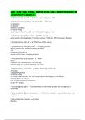 MDC 3 ACTUAL FINAL PAPER 2025&sol;2026 QUESTIONS WITH ANSWERS TAGGED A&plus;